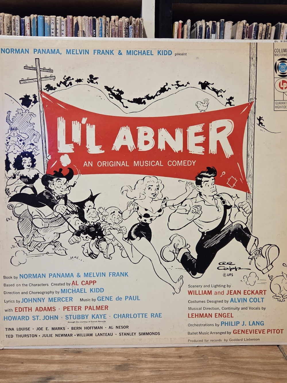 L'il Abner Original Broadway Vinyl Album - rare find